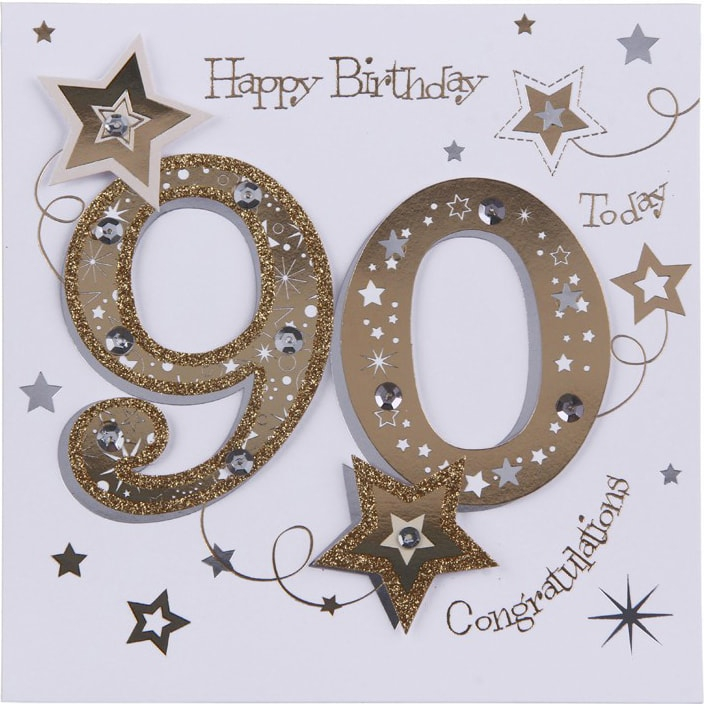 Free Printable 90th Birthday Cards